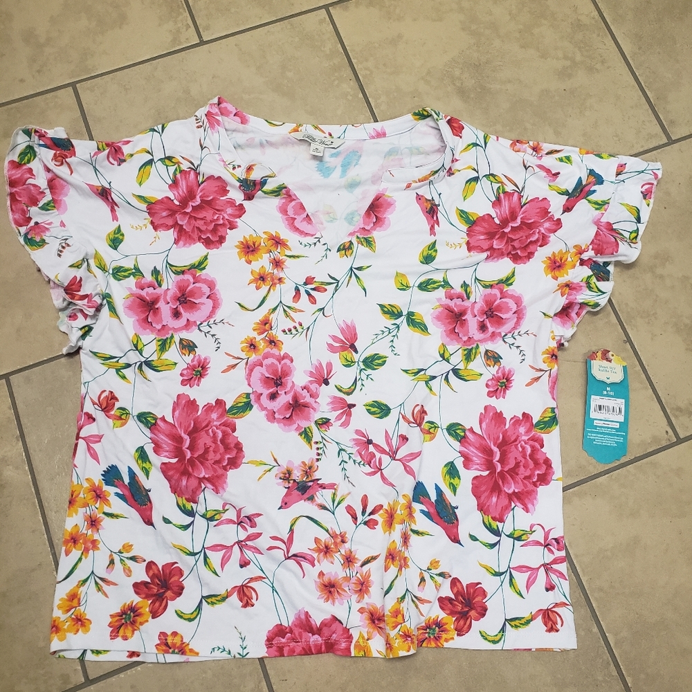 The Pioneer Woman Ruffle Sleeve Top